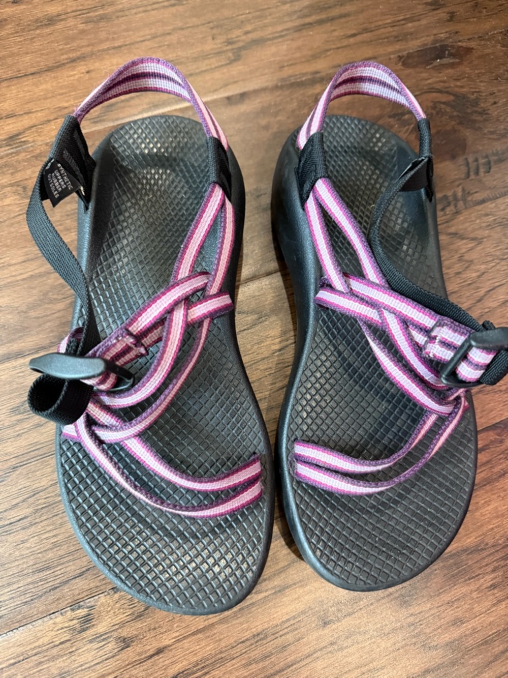 Women’s Chacos with Purple Straps